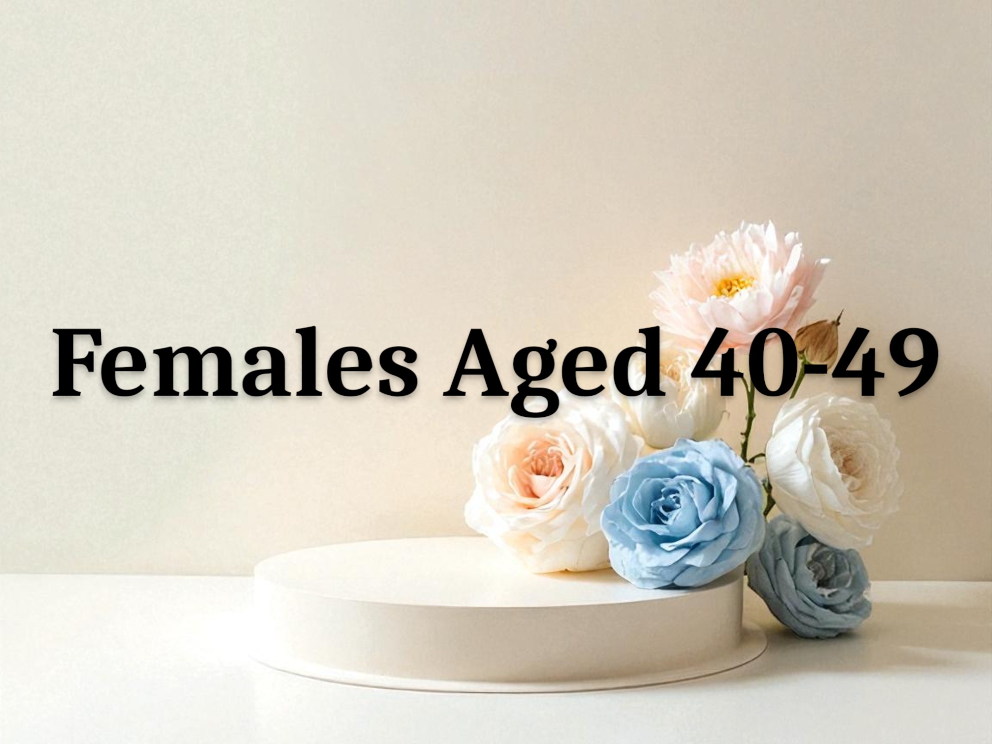 Females Aged 40-49 best skin treatment for 40-49